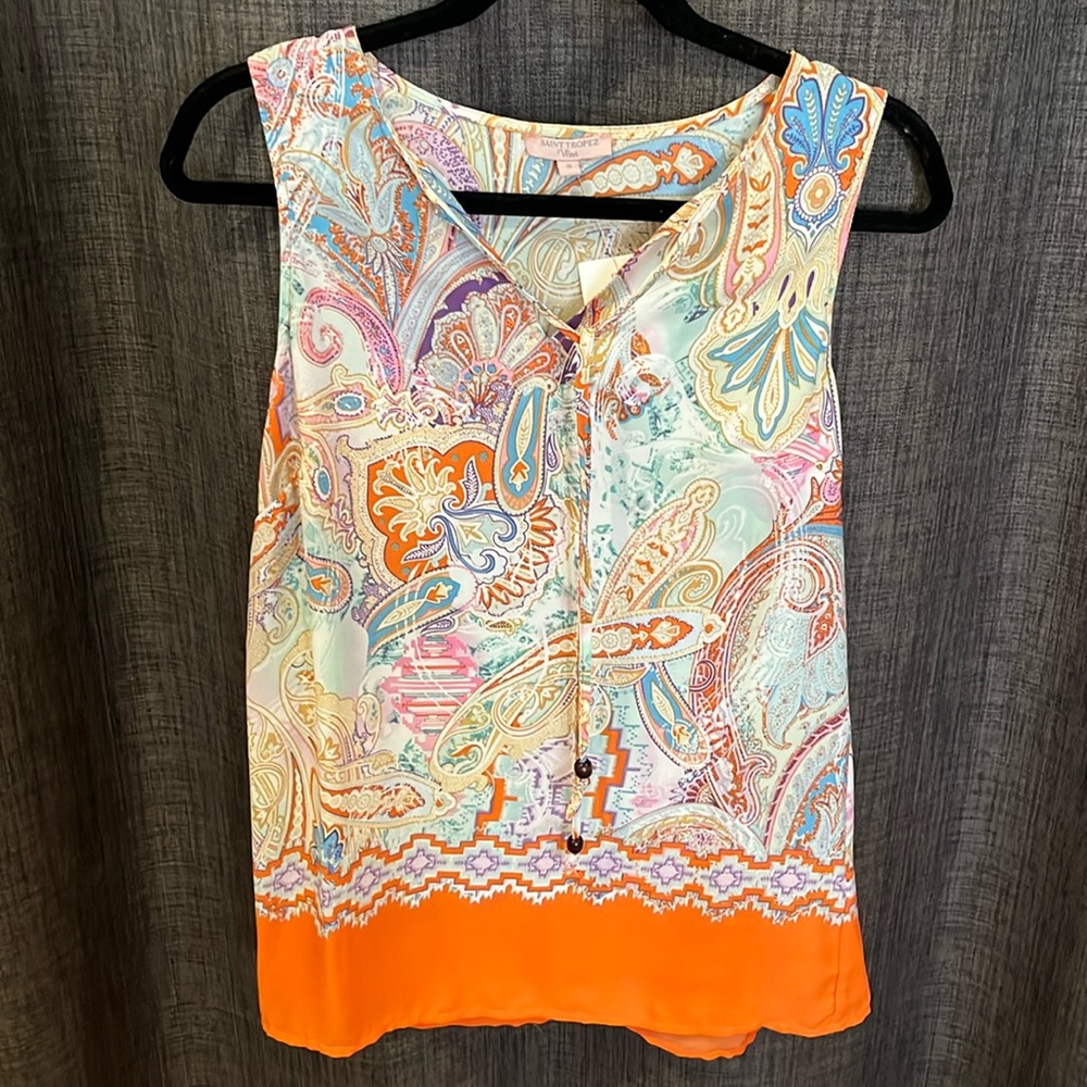 NWT Saint Tropez West Tank (S)